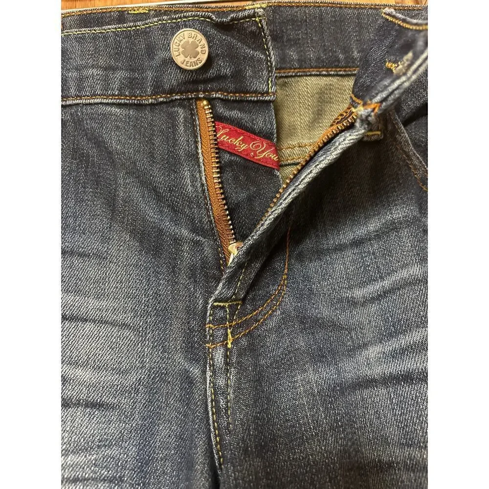 Lucky Brand 7WD1405 Sweet n Low Straight Leg With Slight Flare Women’s Size 8/29
